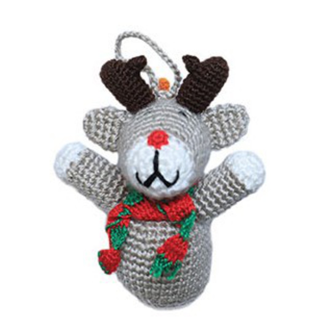 Small Crocheted Reindeer image 0